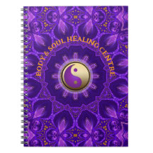 Paarse Gouden Roze Energie Healing Mandala