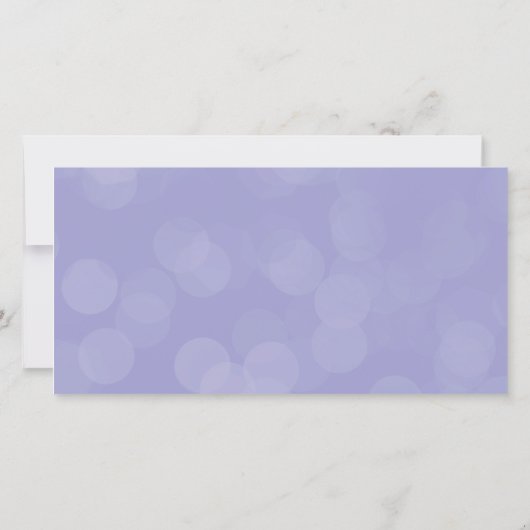 Paarse Gouden Trouwfoto Liefde & Dank Bedankt (Achterkant)