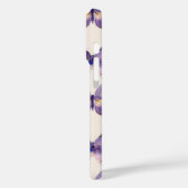 Paarse gouden vlinders Case-Mate iPhone case (Achterkant / Links)