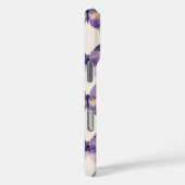 Paarse gouden vlinders Case-Mate iPhone case (Achterkant / Rechts)