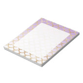 Paarse goudmaisschalen notitieblok met glittereffe (Gedraaid)