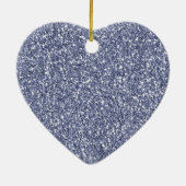 Paarse goudsparkle keramisch ornament (Achterkant)