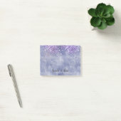 Paarse goudsparkle post-it® notes (Kantoor)