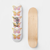 Paarse goudvetten, speciaal gepersonaliseerd skateboard (Voorkant)