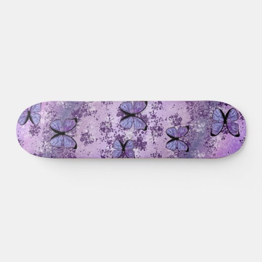 Paarse graafskateboard skateboard (Horizontaal)