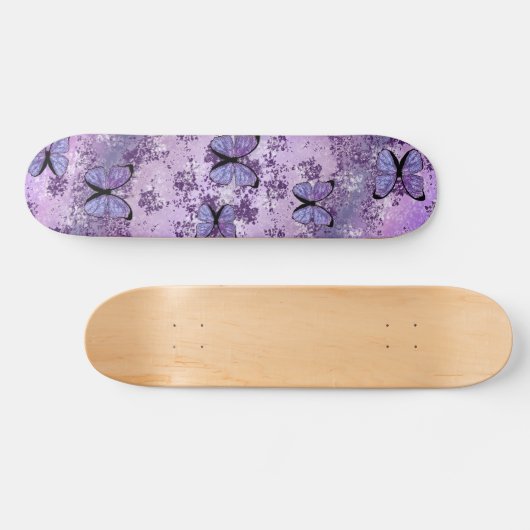 Paarse graafskateboard skateboard (Horizontaal)