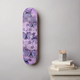 Paarse graafskateboard skateboard