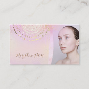 paarse gradiënt achtergrond visitekaartje