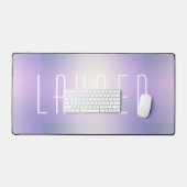 paarse gradiënt modern vet monogram bureaumat (Keyboard & Muis)