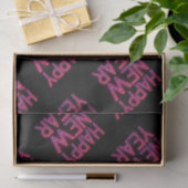 Paarse gradiënt nieuwjaar tissuepapier (Geschenk)