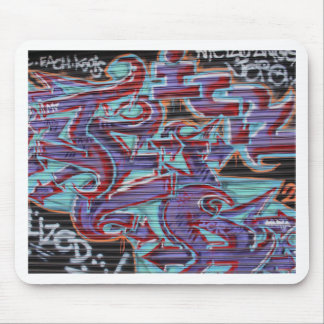 Paarse graffiti op Shutter Muismat