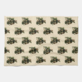 Paarse grakle (Grackle) Amerikaanse Audubon-vogels Theedoek (Horizontaal)