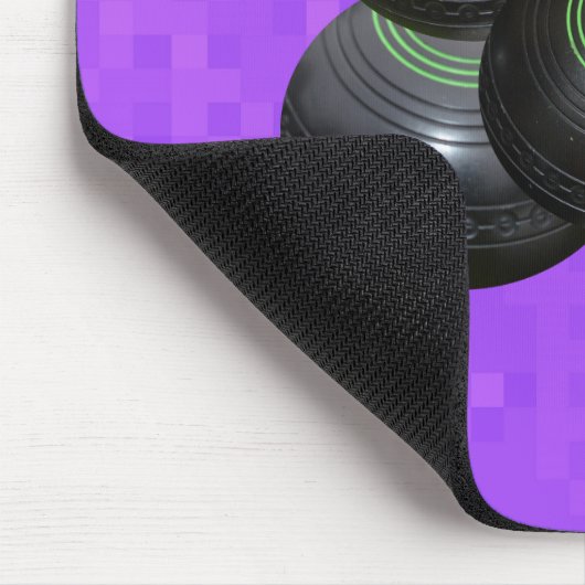 Paarse graskantines, Mousepad Muismat (Hoek)