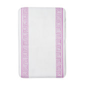 Paarse Grecian Frieze Design Badmat (Voorkant Verticaal)