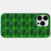 PAARSE GREEN GELLOW MARDI GRAS BEADS Case-Mate iPhone CASE (Achterkant (horizontaal))