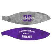 Paarse grijze teamnaam einde seizoen aandenken basketbal (Panelen)