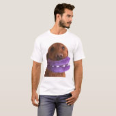 Paarse Grin T-shirt (Voorkant volledig)