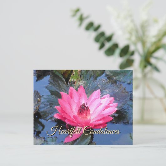 Paarse Groen Blauw Rood Bloemen Serenity Prayer Briefkaart (Staand voorkant)