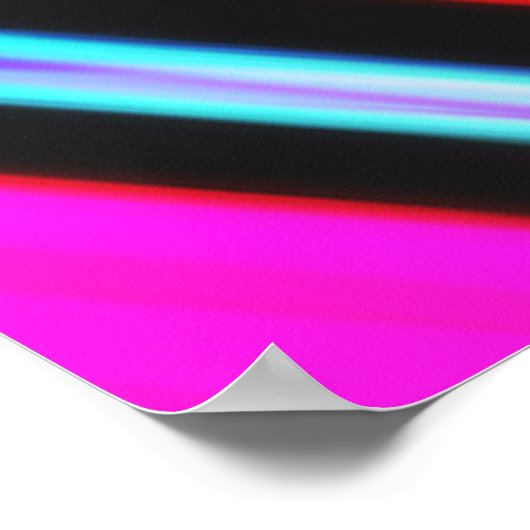 Paarse groen en geel Abstract 609 Poster (Hoek)