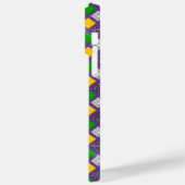 PAARSE GROEN GOLD MARDI GRAS DIAMOND PATTERNS Case-Mate iPhone CASE (Achterkant / Links)