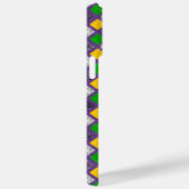 PAARSE GROEN GOLD MARDI GRAS DIAMOND PATTERNS Case-Mate iPhone CASE (Achterkant / Rechts)