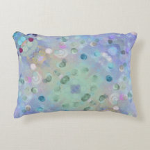 Paarse, groene Abstracte cirkels