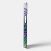 Paarse Groene Bloem Abstracte Kunst Fractale Monog Case-Mate iPhone Case (Achterkant / Rechts)