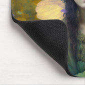 Paarse Groene Fairy Fantasy Art Muismat (Hoek)