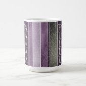 Paarse Groene Kerstmis Fa La Pattern#27 ID1009 Koffiemok (Center)