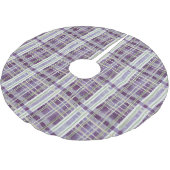 Paarse Groene Kerstmispatroon#2 ID1009 Kerstboom Rok (Gekanteld)