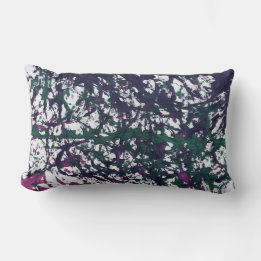 Paarse, groene, roze, marmeren kunstwerken kussen