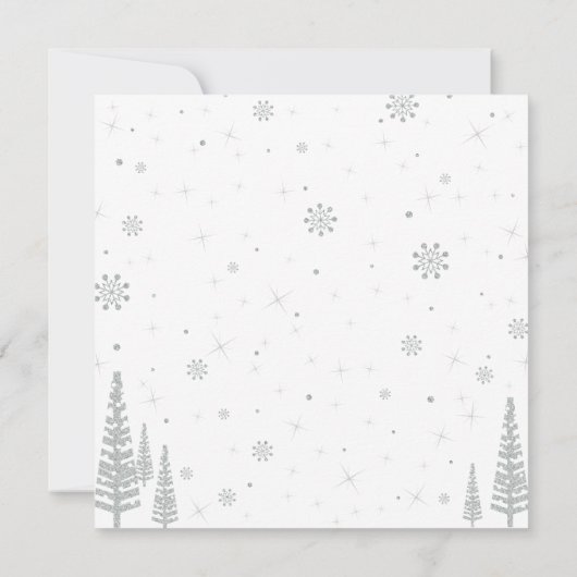 Paarse groene winter nederland 1e verjaardag kaart (Achterkant)