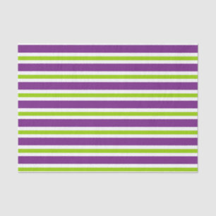 PAARSE GROENE WITTE HALLOWEEN STRIPES TISSUEPAPIER
