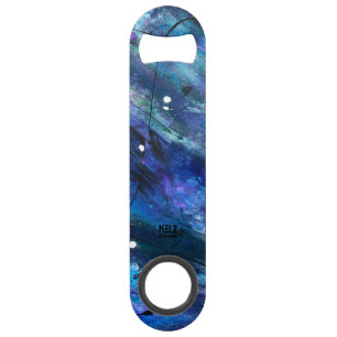 Paarse groene zwarte blauwe flesopener speed flessenopener