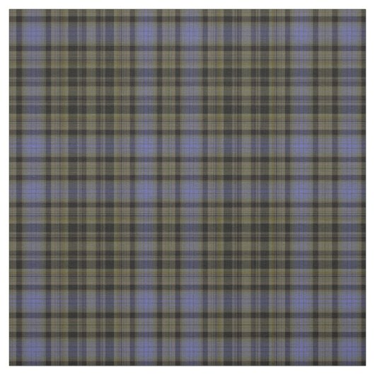 Paarse Groene Zwarte Tartan Plaid Stof (Swatch)