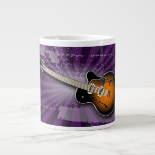 Paarse Grunge Burst Guitar Specialty Mok
