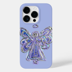 Paarse Guardian Angel Art Custom iPhone Case