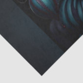 Paarse Haar Halloween Clown Decoupage Papier (Detail)