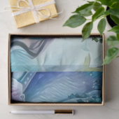 Paarse haar zeemeermin tissuepapier (Geschenk)