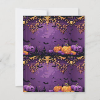 Paarse Halloween plakboek papier