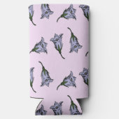 Paarse harebell bloem roze (Achterkant)