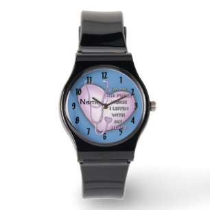 Paarse Hart Luchtmacht Verpleegster Horloge