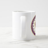  "PAARSE HART"-Mok voor reuzenkoffie Extra Grote Beker (Achterkant)