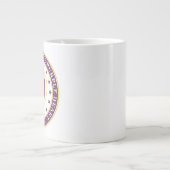 "PAARSE HART"-Mok voor reuzenkoffie Extra Grote Beker (Voorkant)