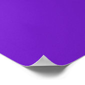 Paarse Hart Poster (Hoek)