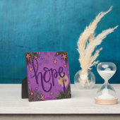  Paarse Hart Star Candle Hope Fotoplaat (Insitu)