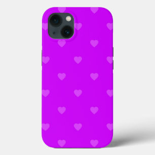 Paarse harten Hoesje-Mate iPhone case