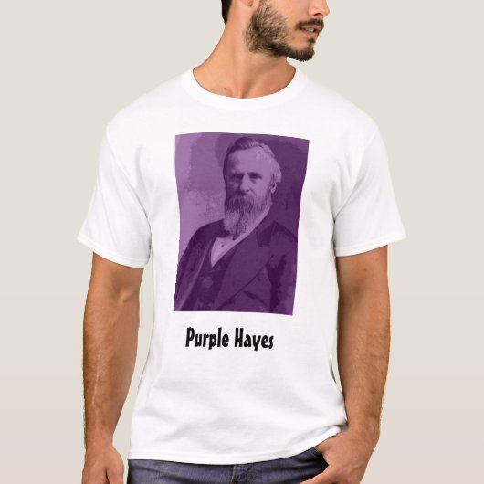 Paarse Hayes T-shirt (Voorkant)
