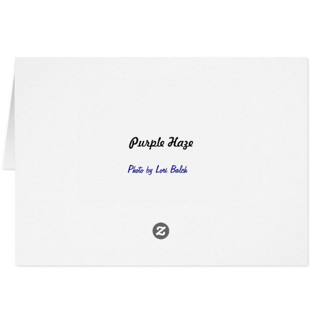 Paarse Haze (Achterkant Horizontaal)