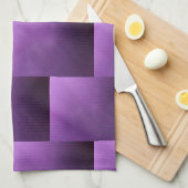 Paarse Haze Abstract Ombre Theedoek (Quarter Fold)